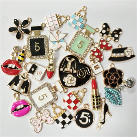 charms chanel|chanel charms for making jewelry.